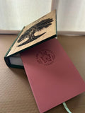 Wooden Book Body with Journal