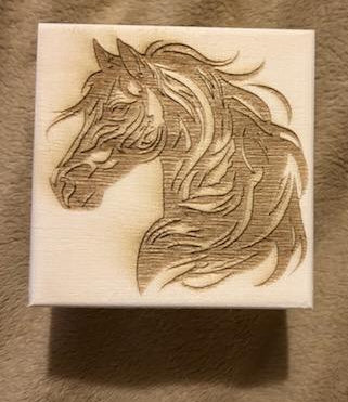 4"x4" Laser Engraved Jewelry Box's