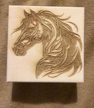 4"x4" Laser Engraved Jewelry Box's